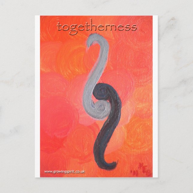 Zusammengehörigkeit Postkarte (Vorderseite)