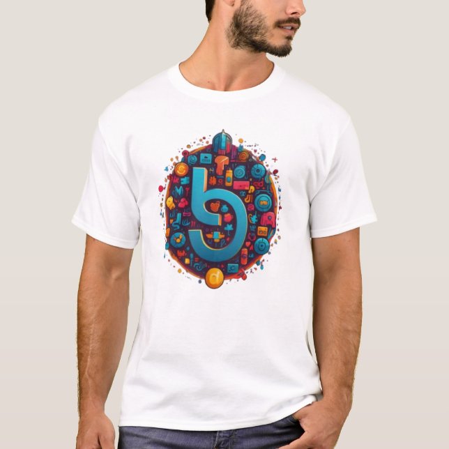 Zusammengelegtes Logo "AY" T-Shirt (Vorderseite)