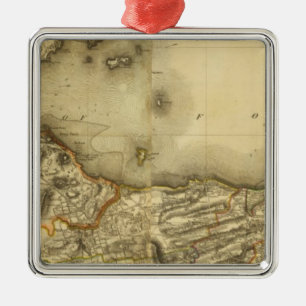 Zusammengesetzte Edinburgh-Grafschaft Ornament Aus Metall