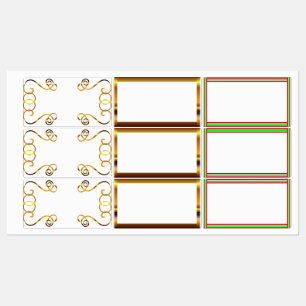 Zusammengesetzte Etiketten