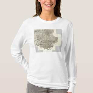 Zusammengesetzte Karte von Frankreich T-Shirt