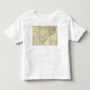 Zusammengesetzter Norden u. South Carolina Kleinkind T-shirt
