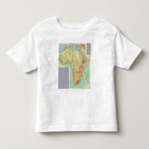 Zusammengesetztes Afrika mit Schifffahrtslinien Kleinkind T-shirt
