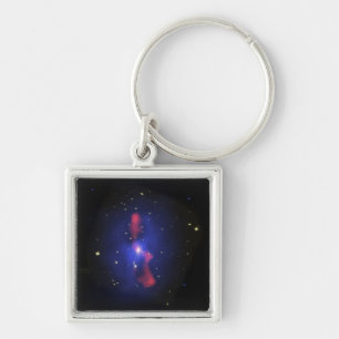 Zusammengesetztes Bild einer Galaxiegruppe Schlüsselanhänger