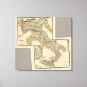Zusammengesetztes Italien Leinwanddruck