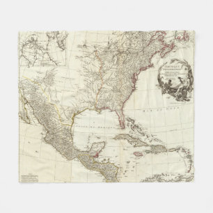 Zusammengesetztes Nordamerika 2 Fleecedecke