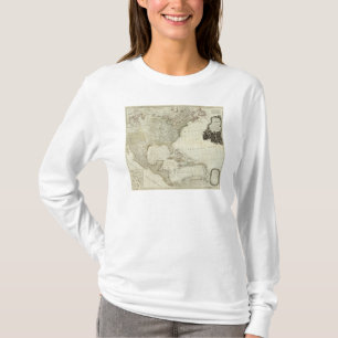 Zusammengesetztes Nordamerika, Westindien-Inseln T-Shirt