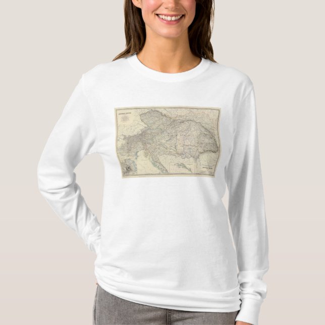Zusammengesetztes Österreich T-Shirt (Vorderseite)