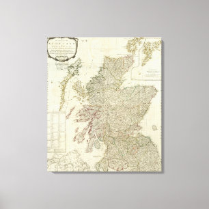 Zusammengesetztes Schottland oder Leinwanddruck