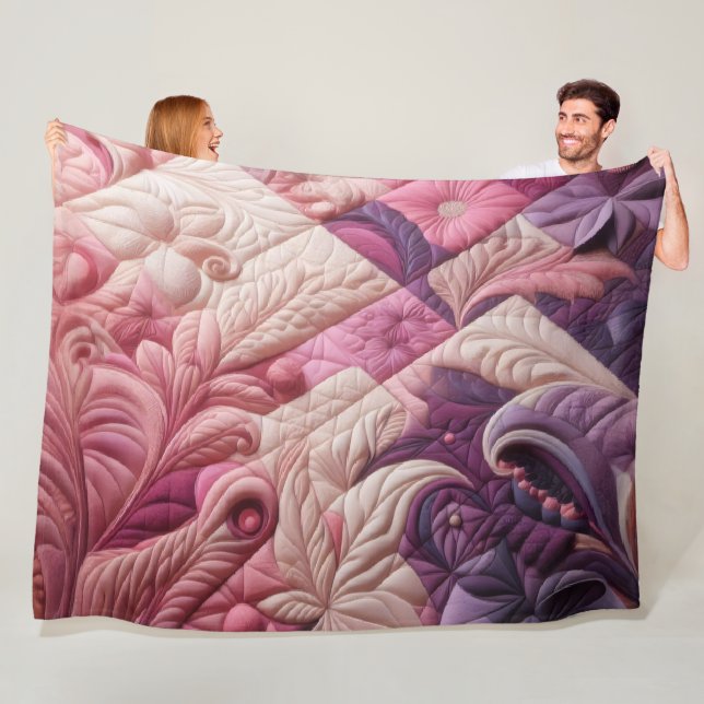 Zusammengestelltes abstraktes Design Fleecedecke (Beispiel)
