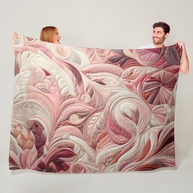 Zusammengestelltes abstraktes Design Fleecedecke (Beispiel)