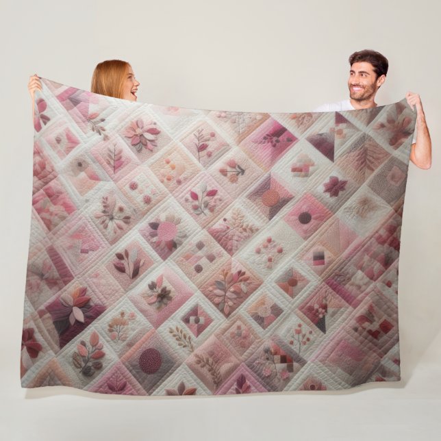 Zusammengestelltes abstraktes Design Fleecedecke (Beispiel)