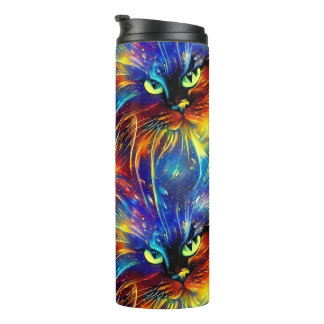 Zusammenhaltiges Abstraktes Exquisite Katzensplitt Thermosbecher