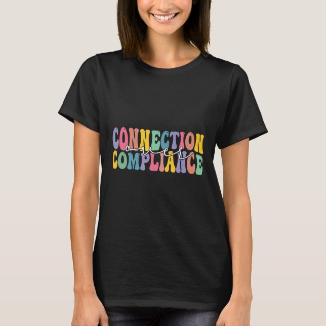 Zusammenhang zwischen Autismus und Bewusstseinsbil T-Shirt (Vorderseite)