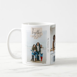 Zusammenkleben der Familie Sake 3 FotoCollage halt Kaffeetasse