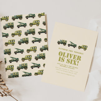 Zusammenkunft der Streitkräfte zum Geburtstag Einl Einladung