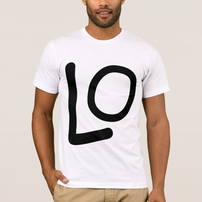 Zusammenpassender LO VE Shirtjunge T-Shirt (Vorderseite)