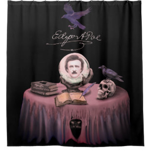 ZUSAMMENRUFEN VON VON EDGAR ALLAN POE DUSCHVORHANG