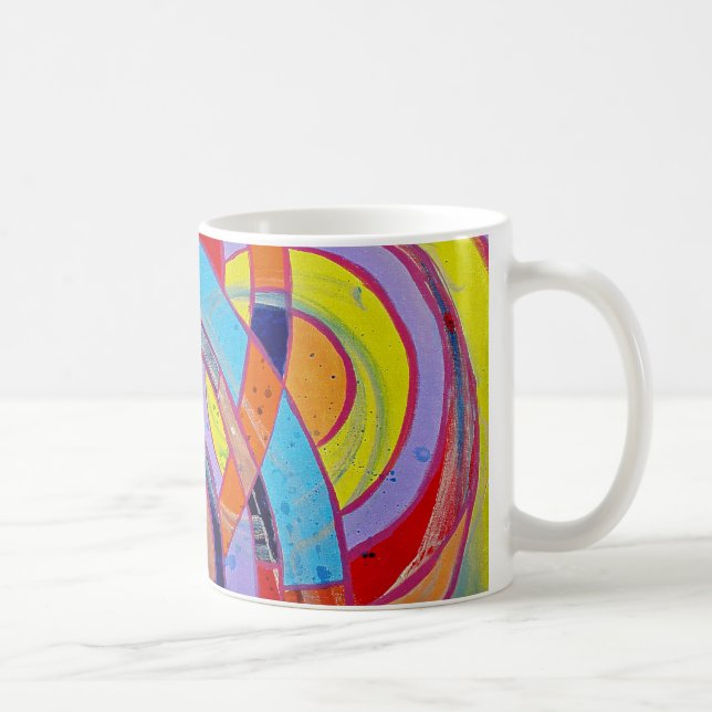 Zusammensetzung #15 durch Michael Moffa Kaffeetasse (Rechts)