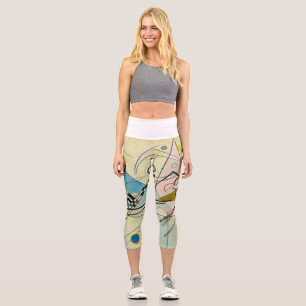 Zusammensetzung 8, 1923, eingereicht von Wassily K Capri Leggings