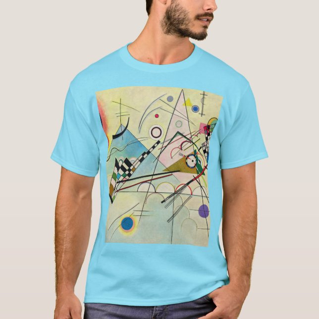 Zusammensetzung 8, 1923, eingereicht von Wassily K T-Shirt (Vorderseite)