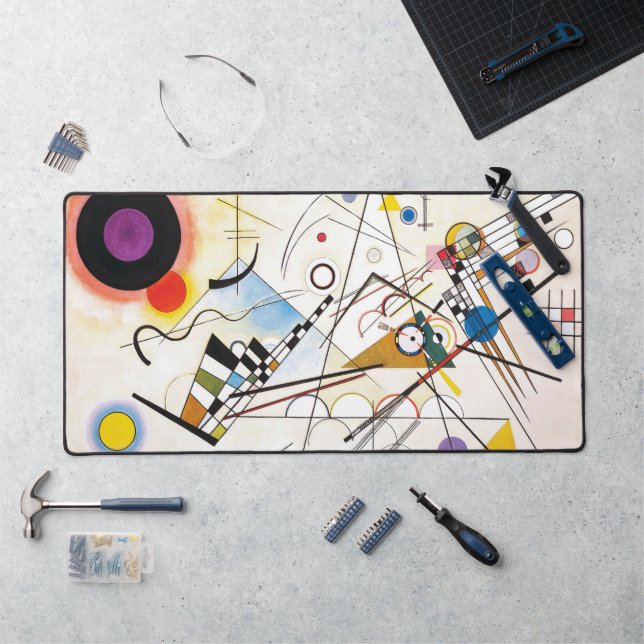 Zusammensetzung 8 | Kandinsky | Schreibtischunterlage (Arbeitsplatz)