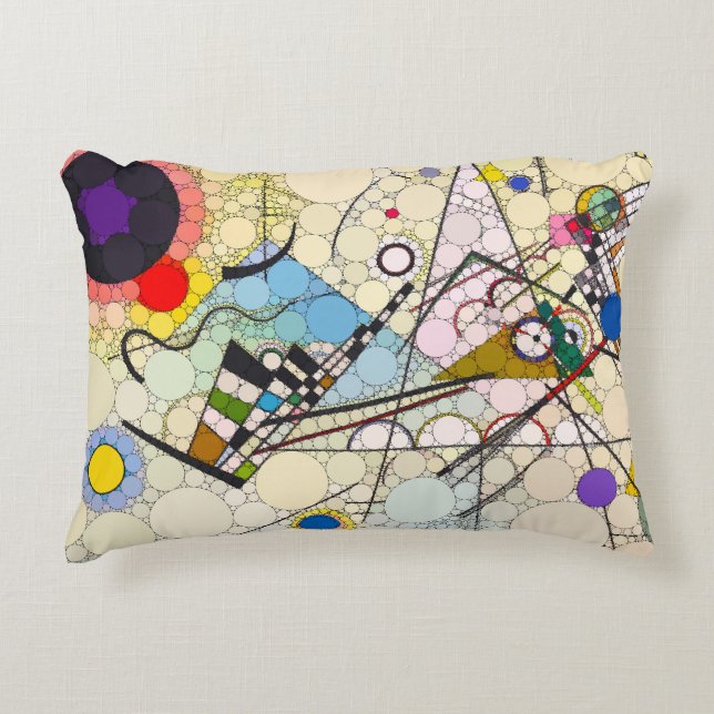 Zusammensetzung 8 von After Wassily Kandinsky Dekokissen (Vorderseite)