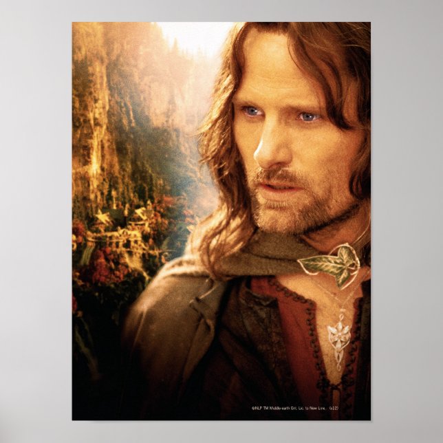 Zusammensetzung Aragorn und Rivendell Poster (Vorne)
