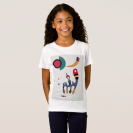 Zusammensetzung Biomorphische Abstraktion - Kandin T-Shirt