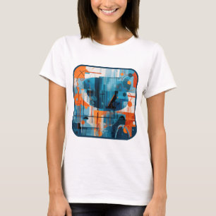Zusammensetzung der abstrakten geometrischen Forme T-Shirt
