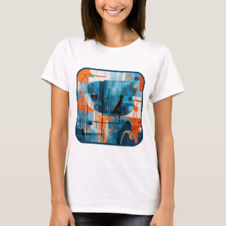 Zusammensetzung der abstrakten geometrischen Forme T-Shirt