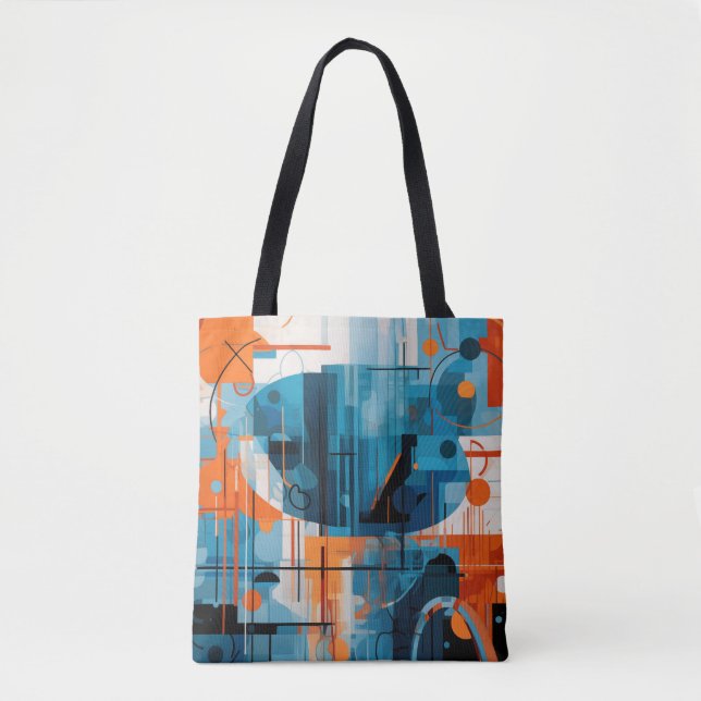 Zusammensetzung der abstrakten geometrischen Forme Tasche (Vorderseite)
