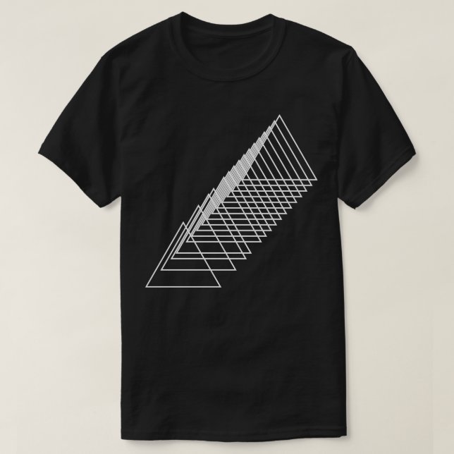 Zusammensetzung der geometrischen Dreiecke 1 T-Shirt (Design vorne)