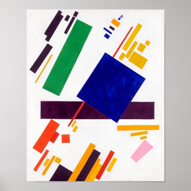 Zusammensetzung des Obersten | Kazimir Malevich | Poster (Vorne)