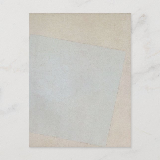 Zusammensetzung des Obersten White on White von Ka Postkarte (Vorderseite)
