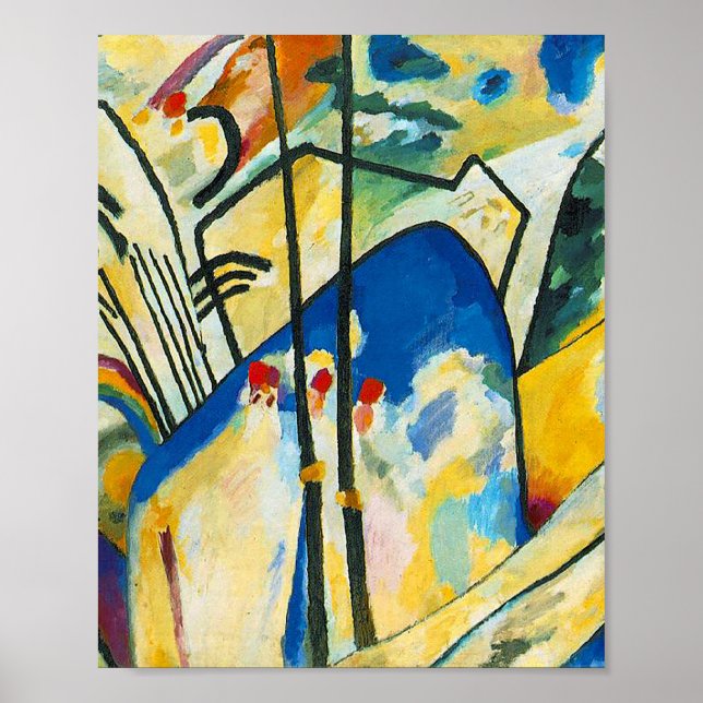Zusammensetzung IV von Vassily Kandinsky Poster (Vorne)