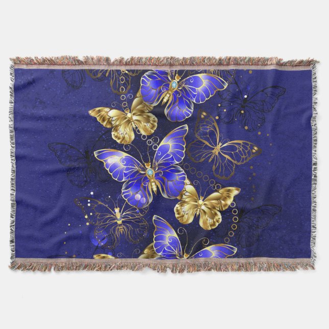 Zusammensetzung mit Sapphire-Schmetterlingen Decke (Vorderseite)