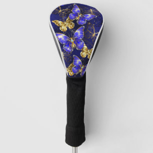 Zusammensetzung mit Sapphire-Schmetterlingen Golf Headcover