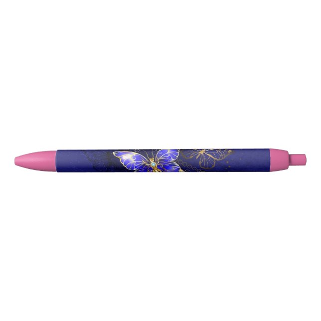 Zusammensetzung mit Sapphire-Schmetterlingen Kugelschreiber (Vorderseite)