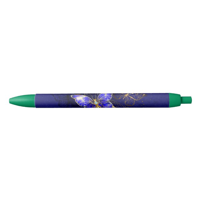 Zusammensetzung mit Sapphire-Schmetterlingen Kugelschreiber (Vorderseite)
