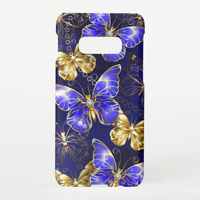 Zusammensetzung mit Sapphire-Schmetterlingen Samsung Galaxy Hülle (Rückseite)