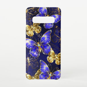 Zusammensetzung mit Sapphire-Schmetterlingen Samsung Galaxy S10 Hülle