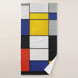 Zusammensetzung, Mondrian Badehandtuch