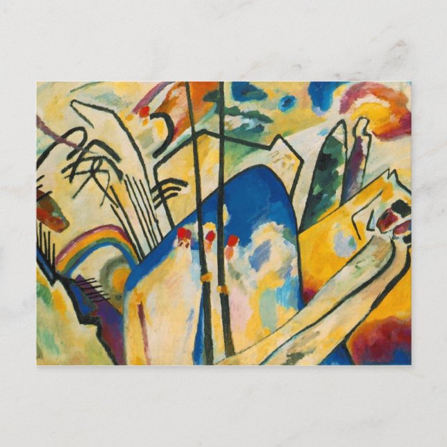 Zusammensetzung Nummer vier Postkarte (Vorderseite)