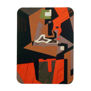 Zusammensetzung (Öl auf Leinwand) Magnet