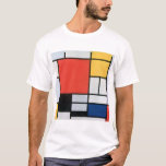 Zusammensetzung Rot, Gelb, Blau, Schwarz, Mondrian T-Shirt<br><div class="desc">Pieter Cornelis Mondrian (7. März 1872 - 1. Februar 1944), war ein niederländischer Maler und Theoretiker und gilt als einer der beststen Künstler des 20. Jahrhunderts. Er ist als einer der Pioniere der abstrakten Kunst des 20. Jahrhunderts bekannt, als er seine künstlerische Richtung von der figurativen Malerei in einen zunehmend...</div>