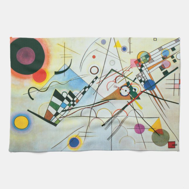 Zusammensetzung VIII durch Wassily Kandinsky Geschirrtuch (Horizontal)