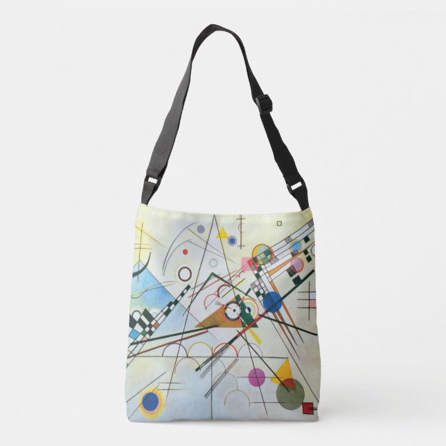 Zusammensetzung VIII durch Wassily Kandinsky Tragetaschen Mit Langen Trägern (Rückseite)
