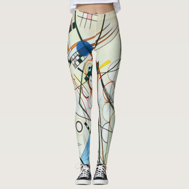 Zusammensetzung VIII von Wassily Kandinsky Leggings (Vorderseite)