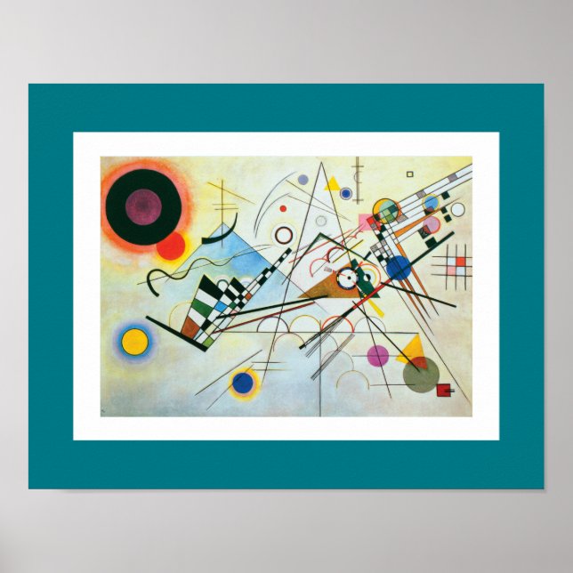 Zusammensetzung VIII von Wassily Kandinsky Poster (Vorne)